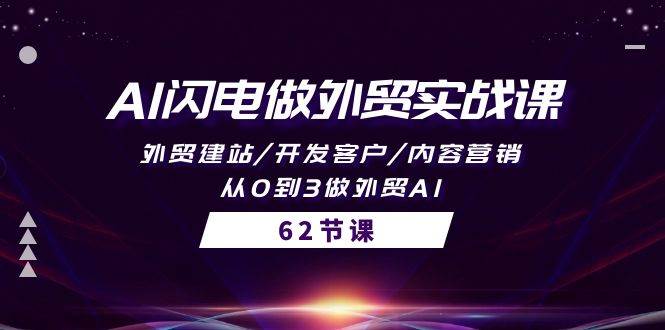 知行创业网 - 分享最新创业副业赚钱项目。 | AI闪电做外贸实战课，外贸建站/开发客户/内容营销/从0到3做外贸AI-62节