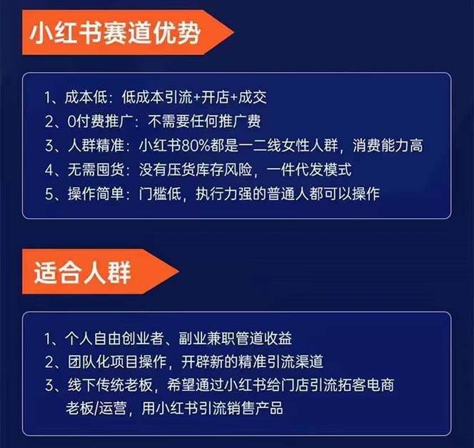 知行创业网 - 分享最新创业副业赚钱项目。 | 小红书-矩阵号获客特训营-第10期，小红书电商的带货课，引流变现新商机