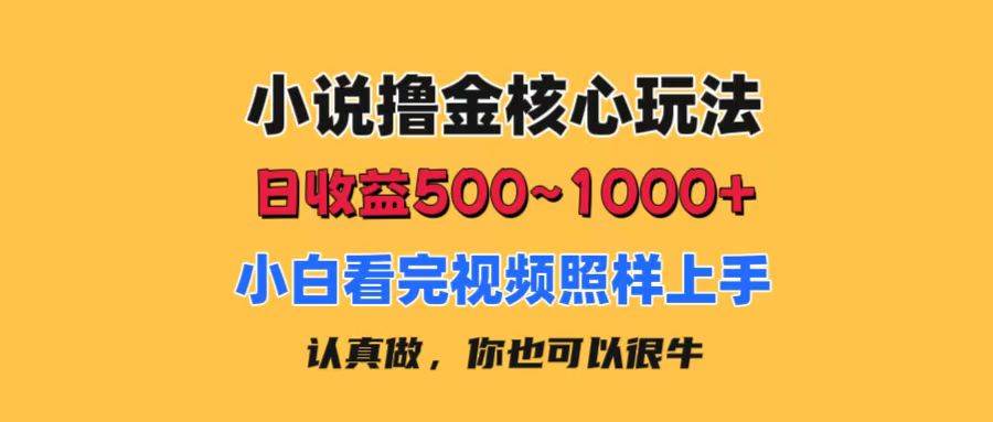 知行创业网 - 分享最新创业副业赚钱项目。 | 小说撸金核心玩法，日收益500-1000+，小白看完照样上手，0成本有手就行