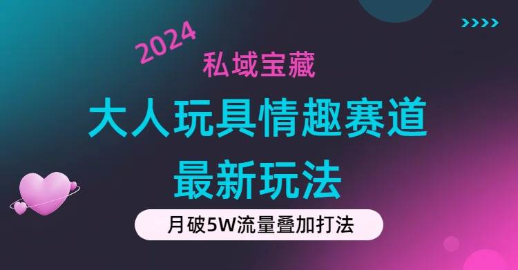 知行创业网 - 分享最新创业副业赚钱项目。 | 私域宝藏：大人玩具情趣赛道合规新玩法，零投入，私域超高流量成单率高